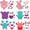24 Pieces Valentines Day Craft Kits for Kids, DIY Craft Ornament Valentine Class Game Activities Make Your Own Valentine Cards